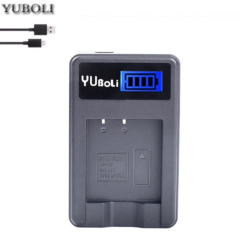 charger only Bateria NP-50 NP50 NP 50 батарея для Fuji FinePix F50FD, F60FD, F70EXR, F75EXR, F80EXR XP100, XP110, XP150 - Цвет: charger only