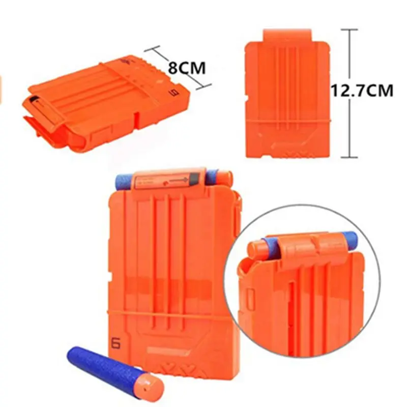 6pcs Nerf Gun Toy Children Tactical Nerf Gun Toy Childreun Accessories Waistcoat Ammo Holder Pistol Nerf Bullets Toy Clip Darts