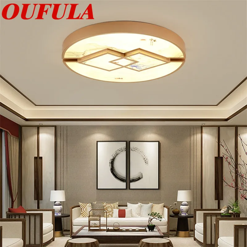 

DLMH Landscape Ceiling Light Contemporary Home Suitable For Living Room Dining Room Bedroom