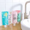Cute Portable Folding  Shower Shampoo Bottle Facial Cleanser Liquid Storage Bag Travel Bag Plastic Makeup Organizer Container 1