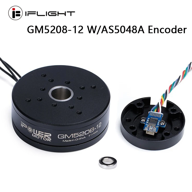 Полый вал IFlight IPower бесщеточный карданный двигатель с кодировщиком AS5048A для DSLR / CANON