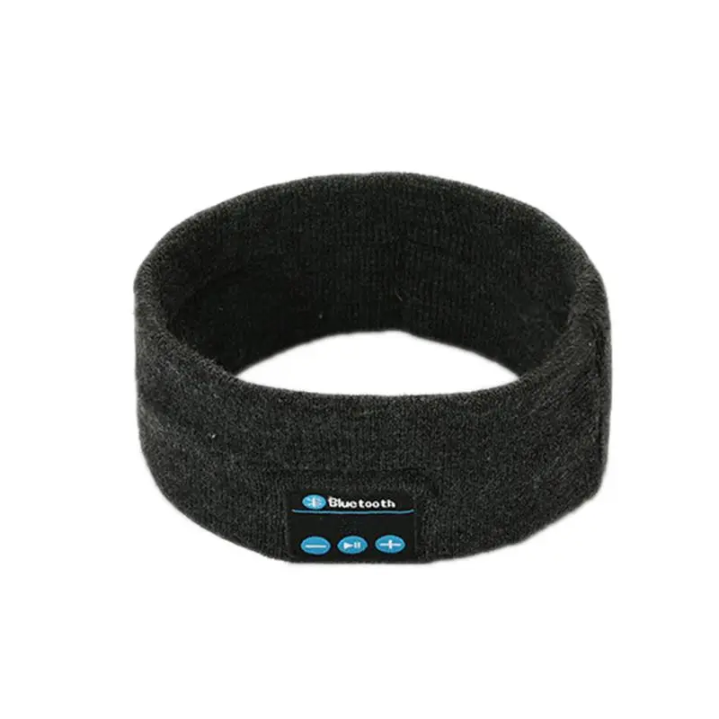 Темно-серый Наушники для сна Bluetooth повязка на голову, беспроводная bluetooth-гарнитура 5,0 унисекс - Цвет: Темно-серый