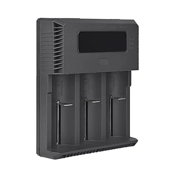 

TrustFire TR-018 Intelligent Fast Li-ion Battery Charger 3-Slots Display Charging for 23650 26650 21700 20700 14500 18650 18350