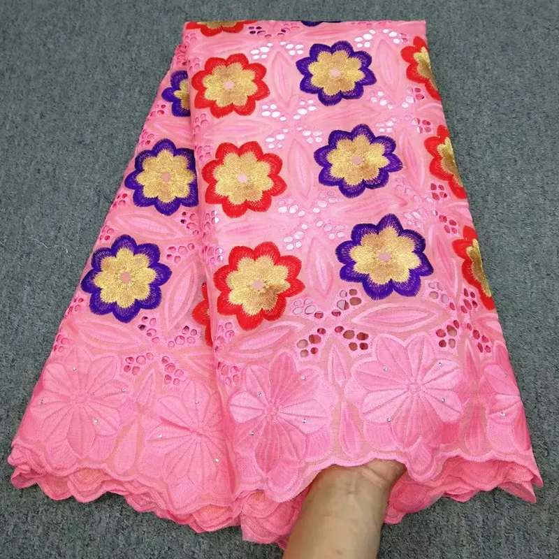 Швейцарская вуаль, швейцарское кружево, высокое качество, нигерийские кружевные ткани, Геле, головной убор для женщин, 5yard