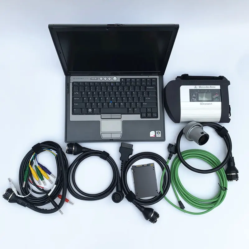 MB Star C4 SD подключения+ SSD,12 с D630 4G ноутбук HHTwin Диагностика компактный 4 Диагностика мультиплексор для диагностики MB