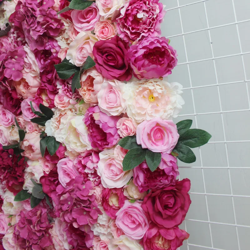 SPR 4ft* 8ft закатать цветок из текстиля стены искусственная Роза случай фон цветочный орнамент украшения