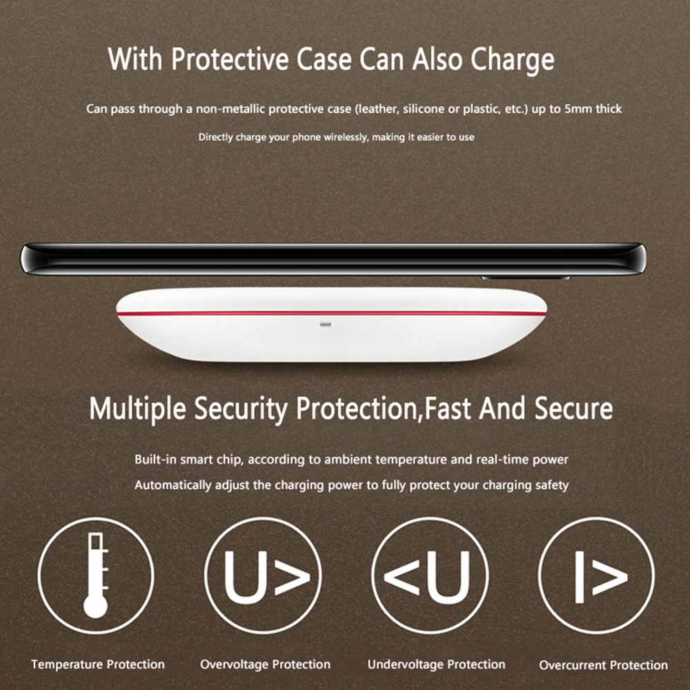 huawei MATE 30 20 Pro CP60 15 Вт QI Беспроводное зарядное устройство и кабель type-c 9 В/2 а Зарядка для iphone 8X XR XS MAX samsung S10 S9