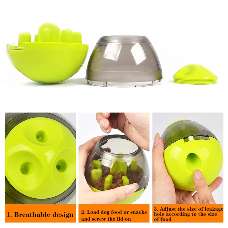 Интерактивная игрушка для собак IQ Treat Ball умнее игрушки для домашних животных пищевой шар дозатор для еды для собак кошек игровые мячи принадлежности для домашних животных