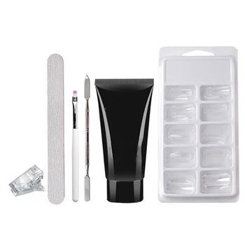 

1Set Nail Extension Gel Kit Nail Lengthen Kit Nail Builder Gel Manicure Extended Glue Manicure Extension Kit for Beauty Salon Wo