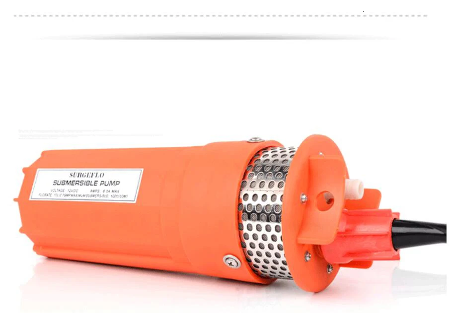 Солнечная энергия водяной насос Dc12v/24 В 360lph 70 м лифт, погружной открытый сад глубокая скважина Автомойка Трюмный Очистка