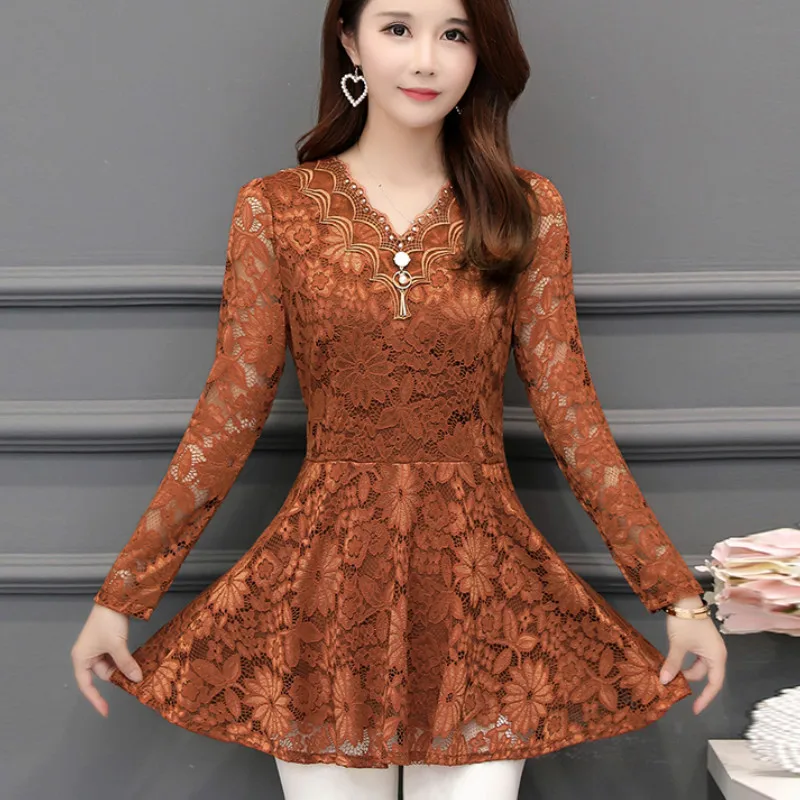Lace Blouses Peplum Lace Tops 