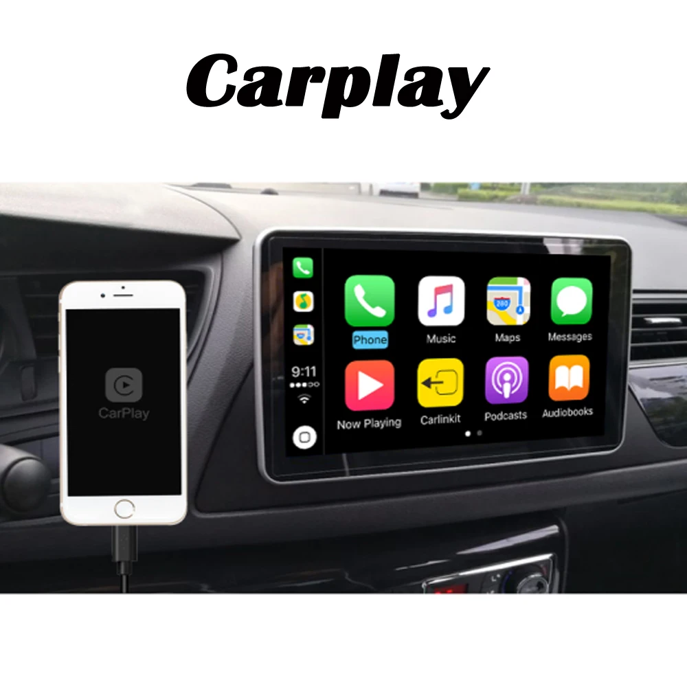 Для Audi Беспроводной Carplay Интерфейс осыпи Android carlife улучшить A3 A4 A5 S5 A6 A7 A8 Q3 Q5 Q7