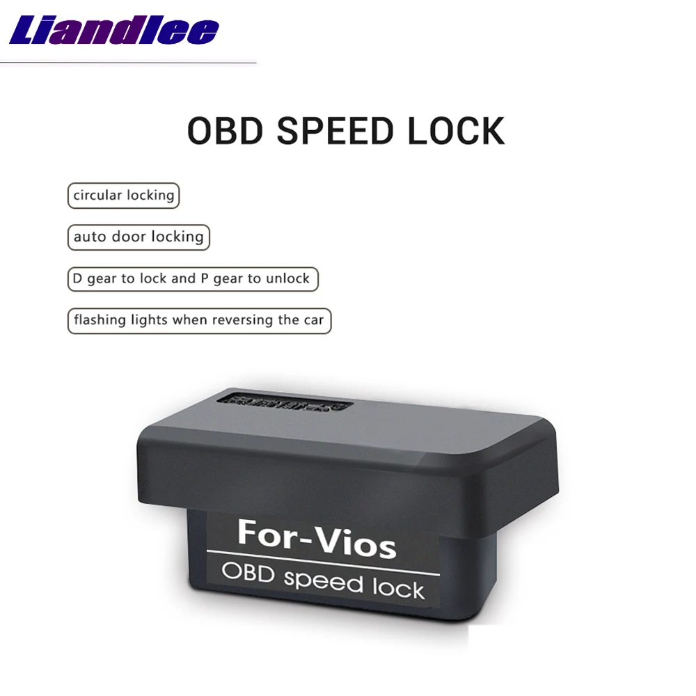 Liandlee Auto Fold OBD Speed lock For Toyota Vios 2009 2010 2011 2012 2013 Which is Plug and Play Auto Intelligent Safety