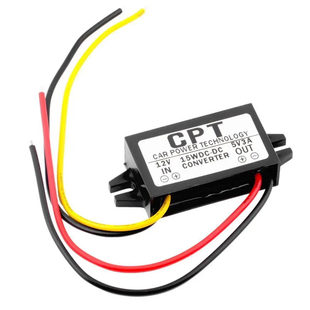 DC-DC преобразователь Регулятор 12Vto 5V 3A 15 Ватт машинные Led Дисплей Питание модуль
