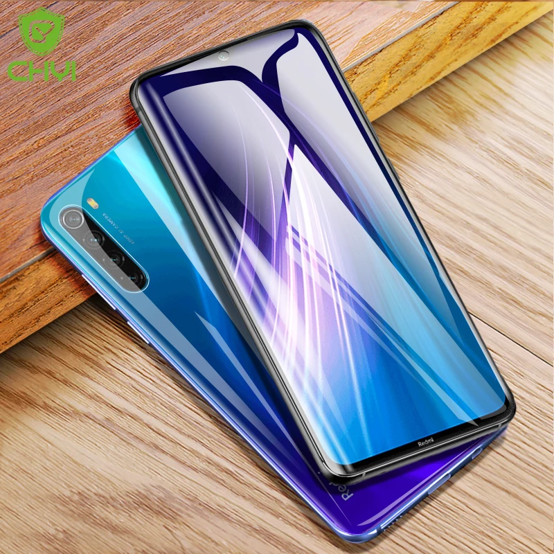 

CHYI 3D Curved Film For Xiaomi Redmi Note 8 pro Screen Protector Note8 Explorer Full Cover Hydrogel Film Mi 9 Pro 5G Not Glass