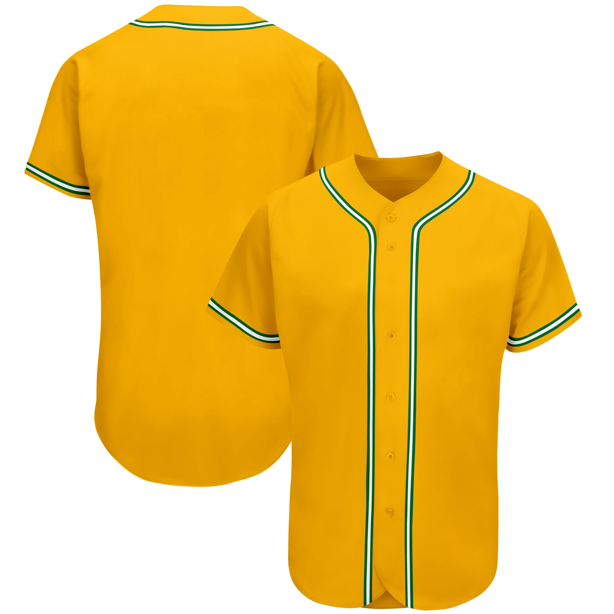 thumbnail image 1 of Camiseta de béisbol en blanco con cuello en V y botones completos para hombre o niño, uniforme de softbol transpirable, cualquier color, regalo de cumpleaños, estilo callejero de hip hop, 1 of 4