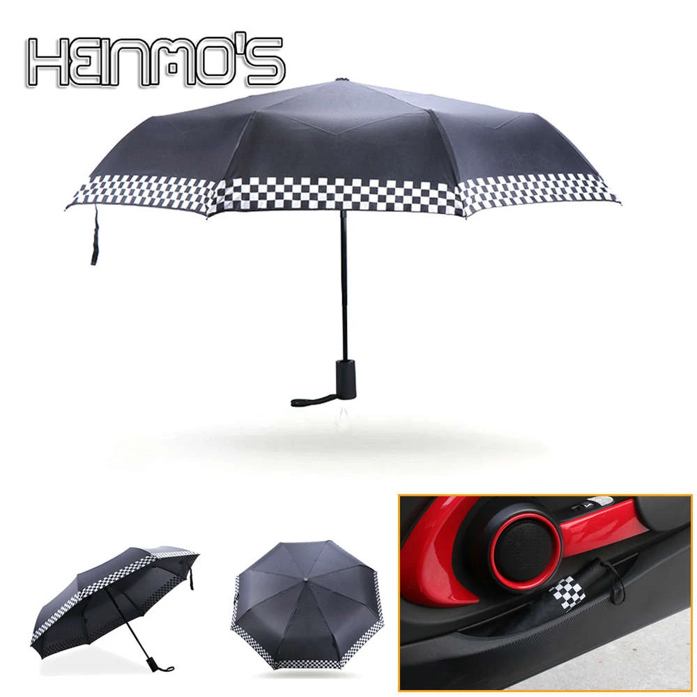 Paraguas de lluvia plegable para MINI COOPER S One JCW R52 R56 Countryman R60 accesorios F54 F55 F56 F57 F60 sombrilla|Pegatinas interiores automotrices| - AliExpress