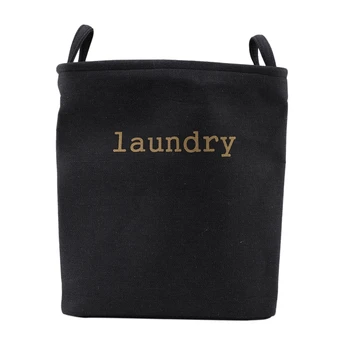 

Folding Large Denim Cotton Linen Hamper Laundry Basket Laundry Toy Dirty Clothes Box Storage Basket Dirty Hamper