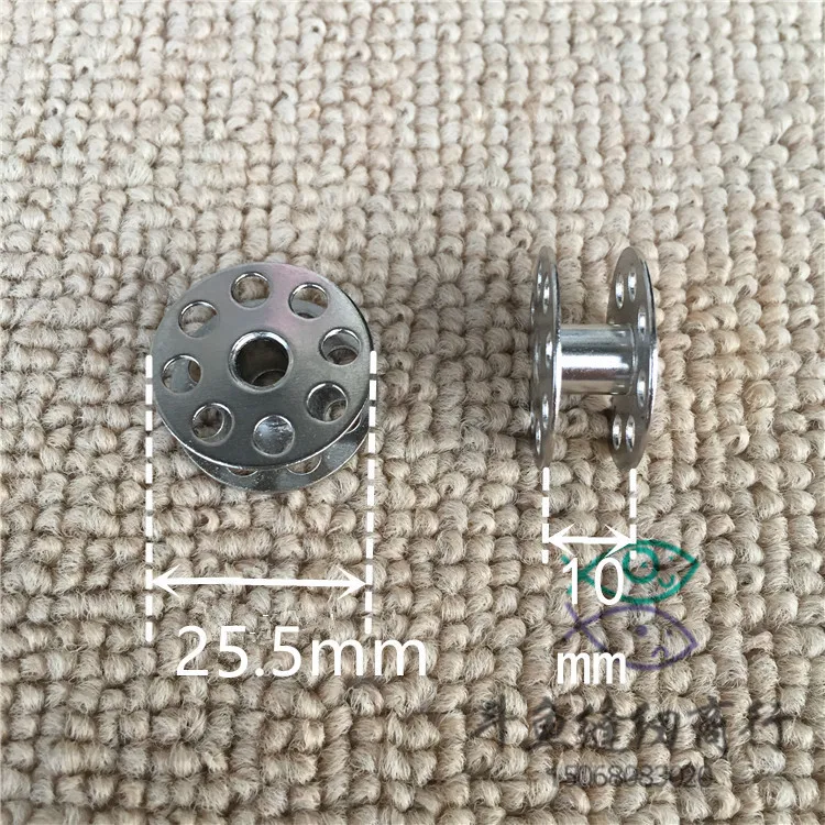 

50PCS Synchromatic bobbin sewing machine computer shuttle bobbin Car thick bogie iron bobbin 25mm bobbin