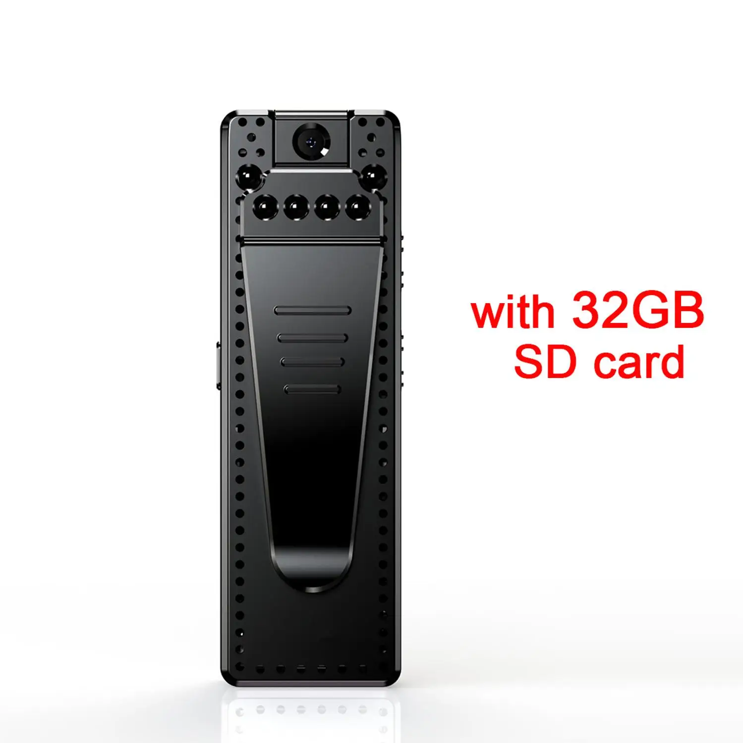with 32GB SD card Мини-камера A12 HD1080P wifi камера для тела камера s запись ночного видения P2P Обнаружение движения DVR Запись автомобильная видеокамера CAM - Цвет: with 32GB SD card