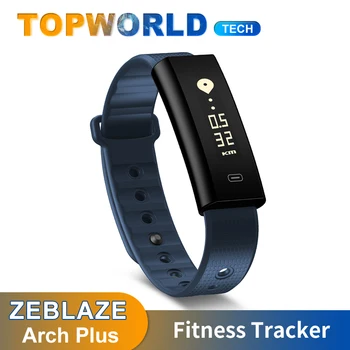 

Zeblaze Arch Plus Continuous Heart Rate Fitness Wristband Long Battery Life & Quick Recharge IP67 Wristband For Android and IOS