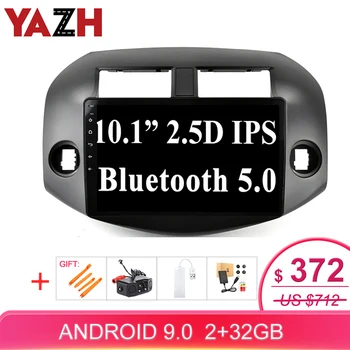 

YAZH Android 9.0 Car Head Unit For Toyota RAV4 2009 Radio Player With 1024*600 4K Video Octa Core RAM 2GB ROM 32GB Radio