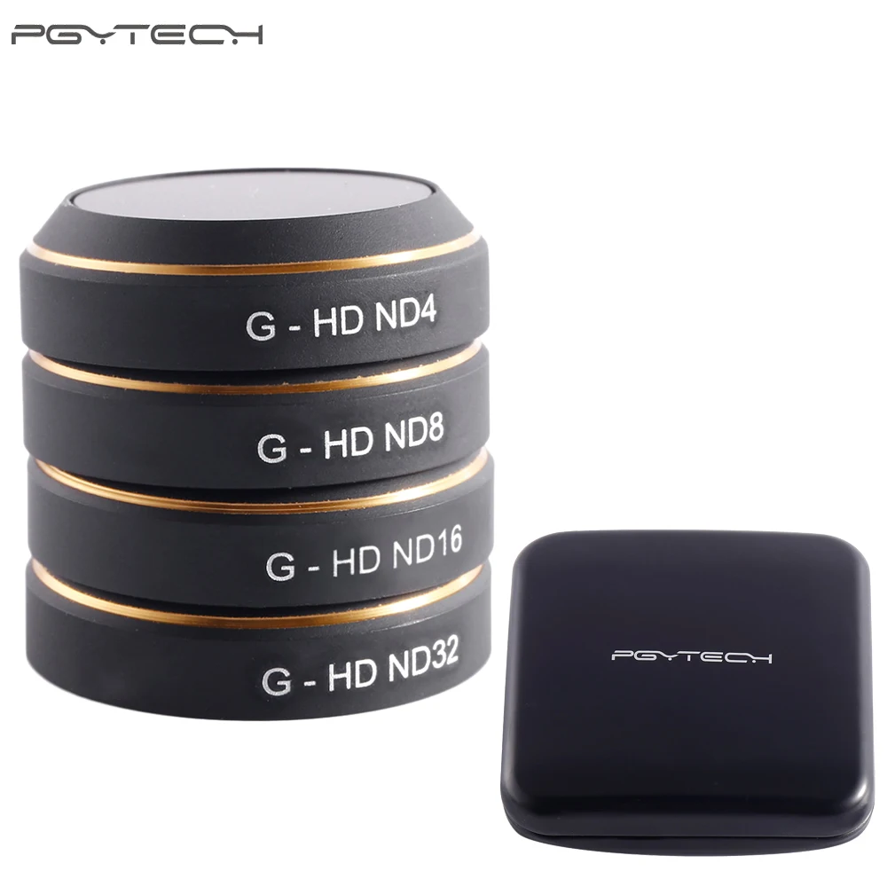 PGYTECH ND4 ND8 ND16 ND32 HD фильтры нейтральной плотности фильтр для DJI MAVIC Pro Дрон