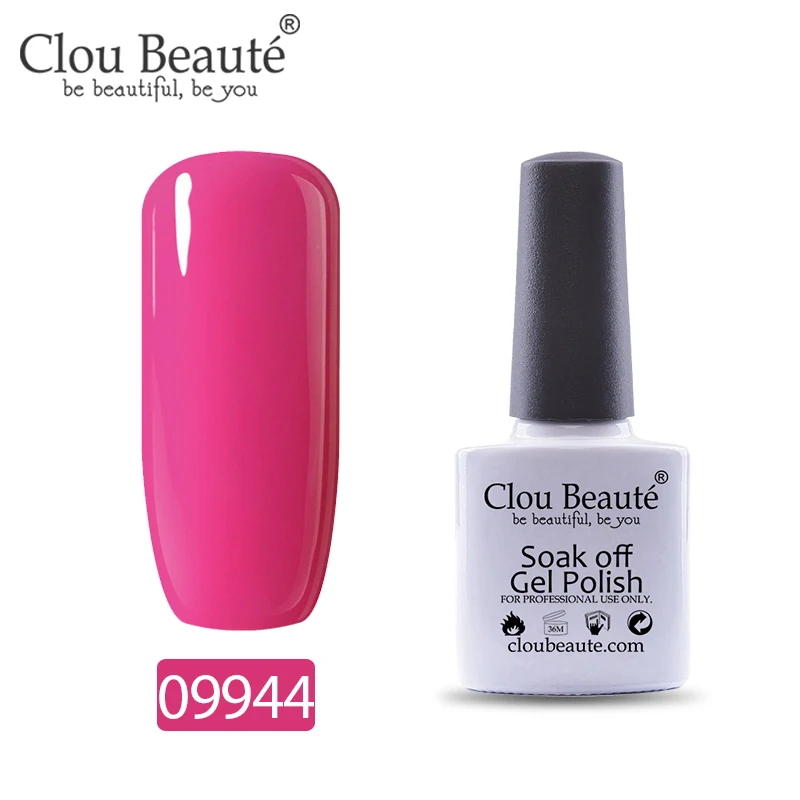 Clou Beaute 10 мл УФ гель маникюр, Полировка Ногтей Полупостоянный Замачивание от дизайна лак для ногтей, маникюр украшение верхней части пальто цветной гель - Цвет: 09944