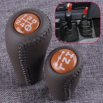 

DWCX Stitches Gear Lever Shift Head Shifter Knob fit for Toyota Land Cruiser FJ70 FJ76 FJ77 FJ78 FJ79 LC70 LC71 LC76 LC77 LC79