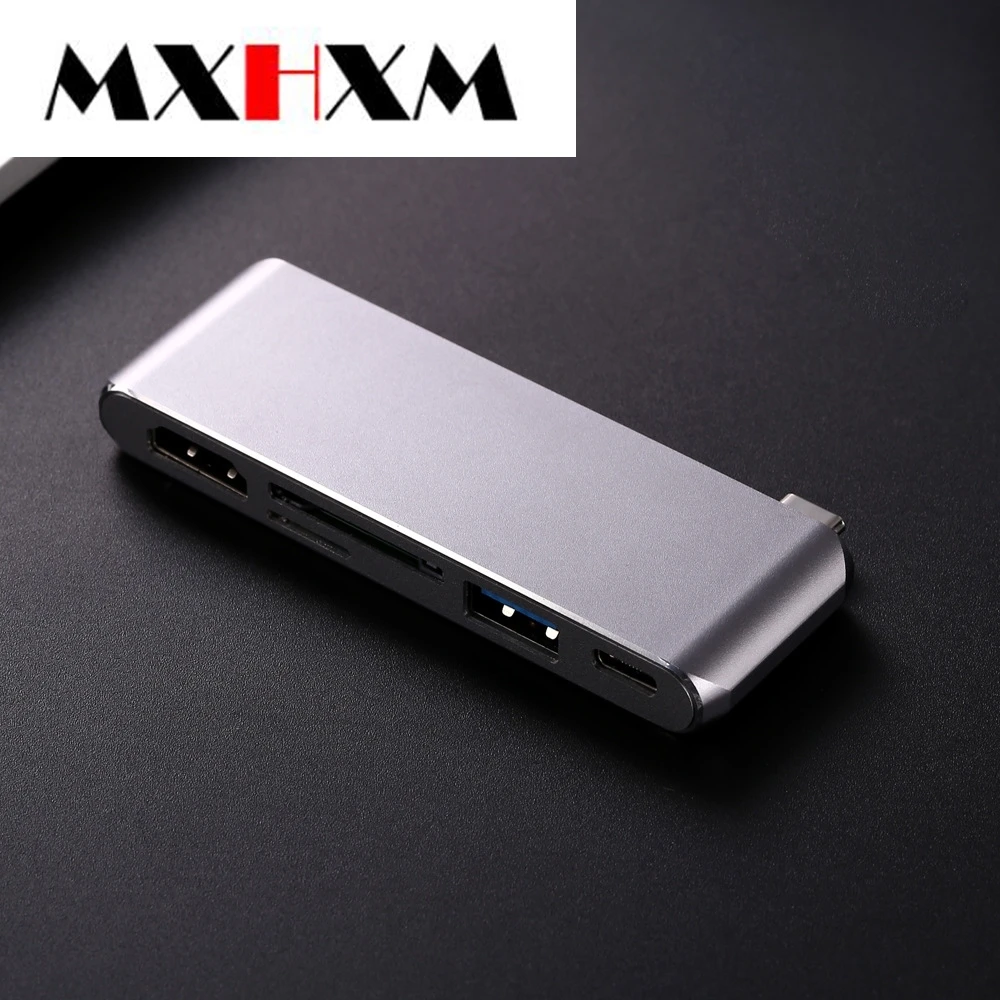 Тип-c к HDMI конвертер 5в1 многофункциональная док-станция USB3.0 с зарядкой hdmi4k HD