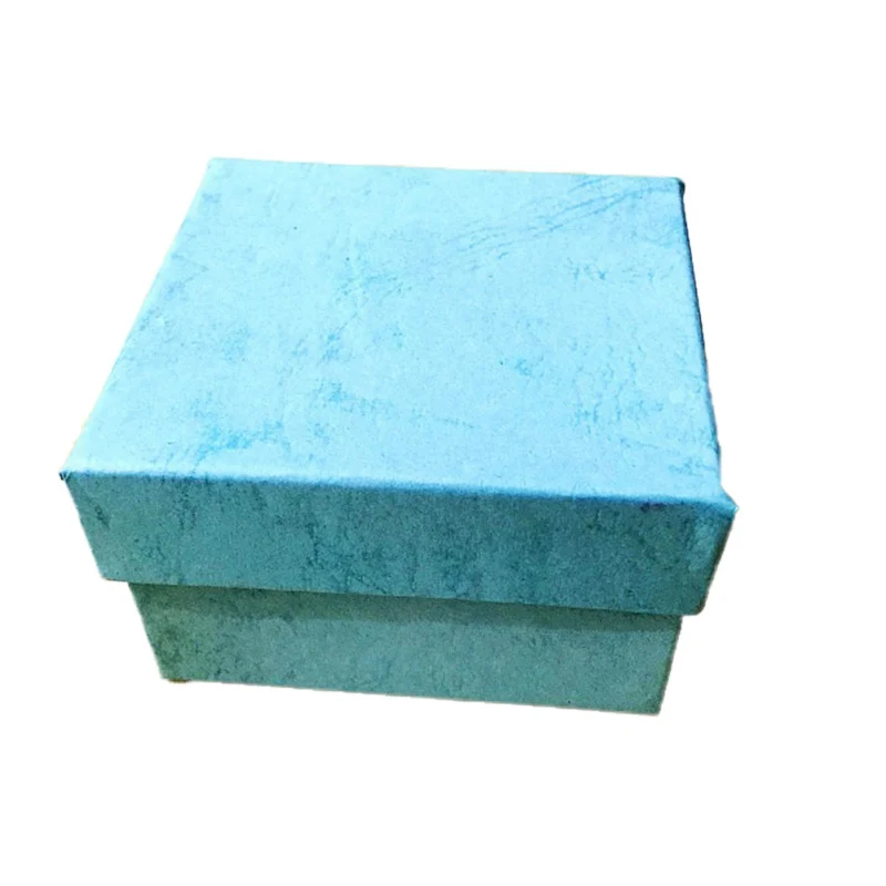 light blue Часы подарочный набор украшений бумажный картон с наволочкой коробка аксессуары 5 цветов - Цвет: light blue