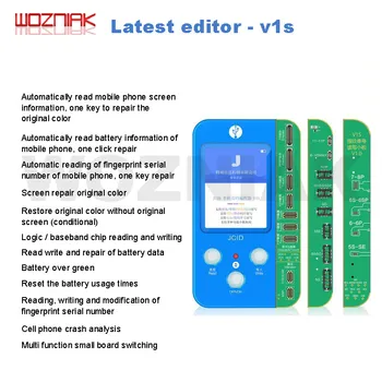 

JC PR01000S V1S for 7/7P/8/8P/X/XR/XS/XS Max 11 PRO MAX photosensitive Original color touch shock baseband Battery programmer