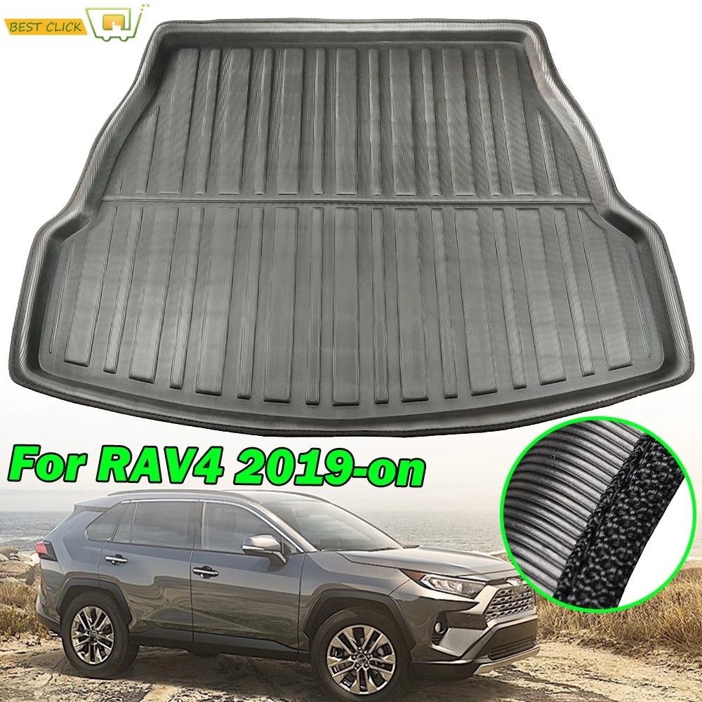 Задний коврик для багажника Toyota RAV4 2019 2020 XA50 напольный багажа водонепроницаемый