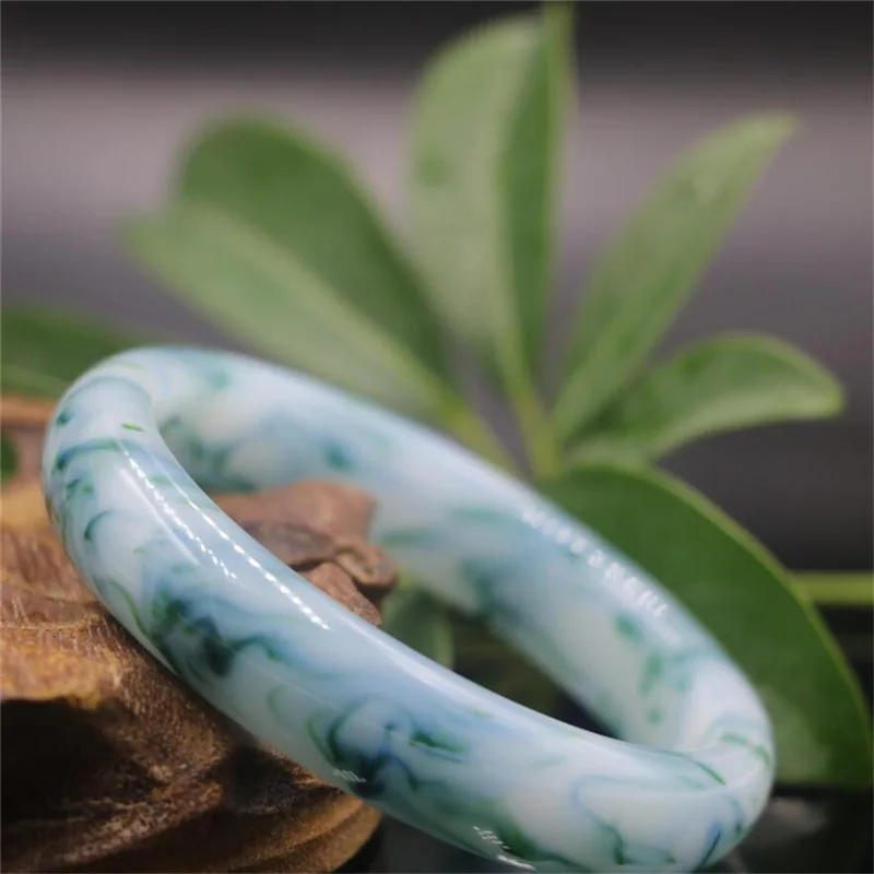 Natural Jade Bangle Women's Bracelet Charm Jewellery Fashion Accessories Women Men Gifts 54mm-64mm | Украшения и аксессуары