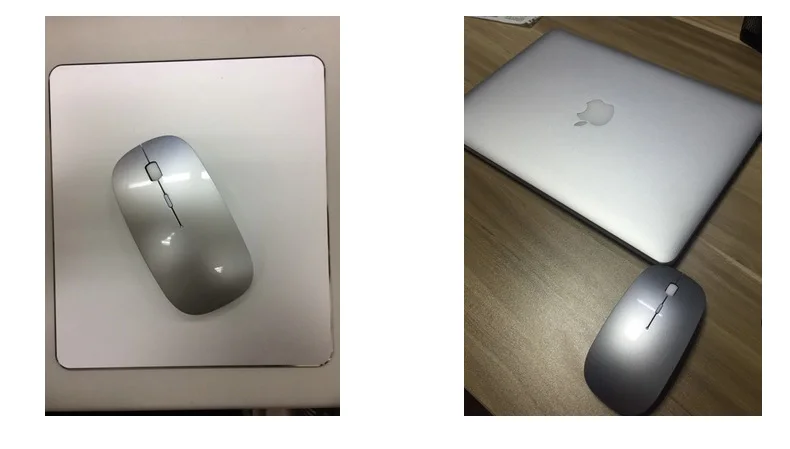 Перезаряжаемая беспроводная мышка для ноутбука Macbook Air 13 11 Usb 2,4 ГГц беззвучный оптическая игровая мышь для женщин и мужчин Mause