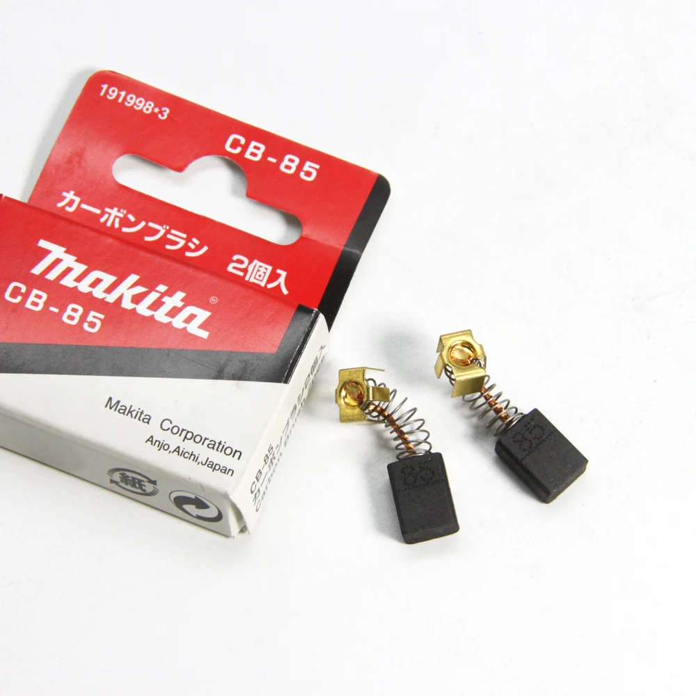1 Coppia Makita Spazzole Di Carbone Cb85 5X8X11Mm 191998-3 Cb57 Cb64 Per Hp1631, M8101X, Mt811, Mt814 Hp1631, M8101X, Mt811, Mt814