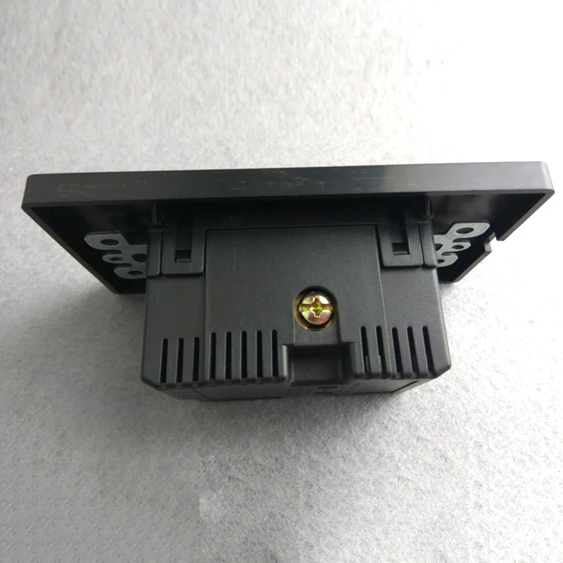 Американский стандарт Usb настенная розетка, двойной Usb двойной три отверстия США штекер порт адаптер питания розетки, 125 В, ПК панель Черный