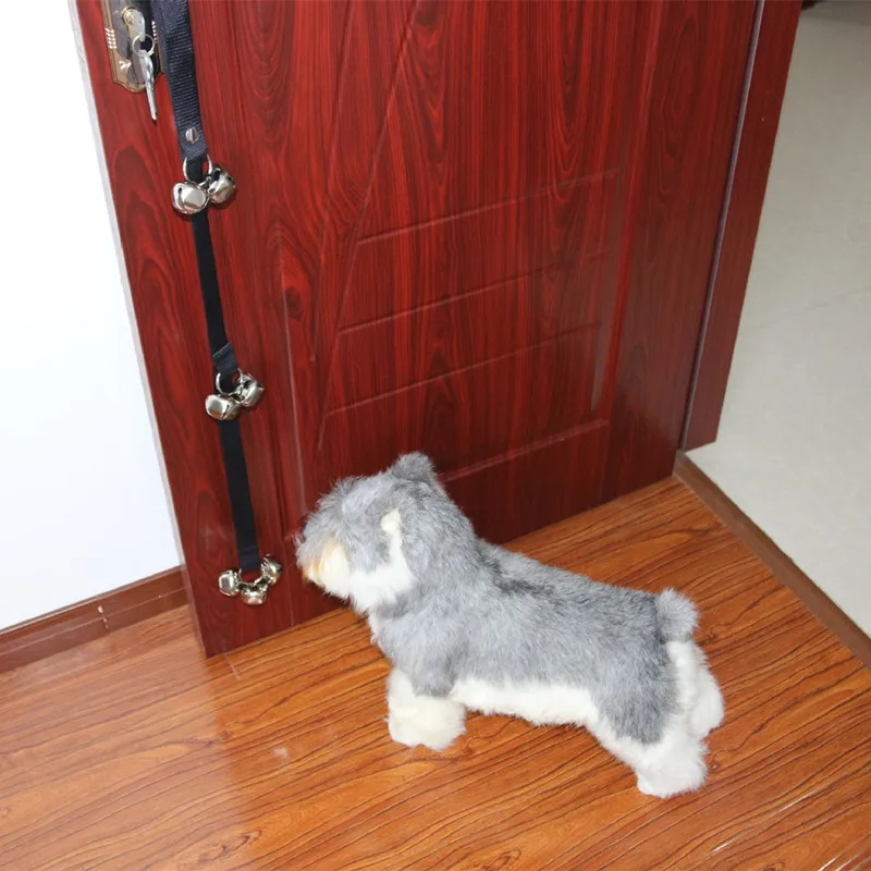 High Quality Dog Housetraining Doorbell Rope Alarm Door Bell Leash For Dogs Cats 85cm Length Adjustable Puppy Trainer Tools-5