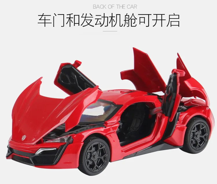 Лидер продаж Jianyuan 1: 32 спортивного автомобиля брелок для автомобильных ключей, модель воин звук и светильник дверь игрушечной машинки открывания автомобиля металла 32