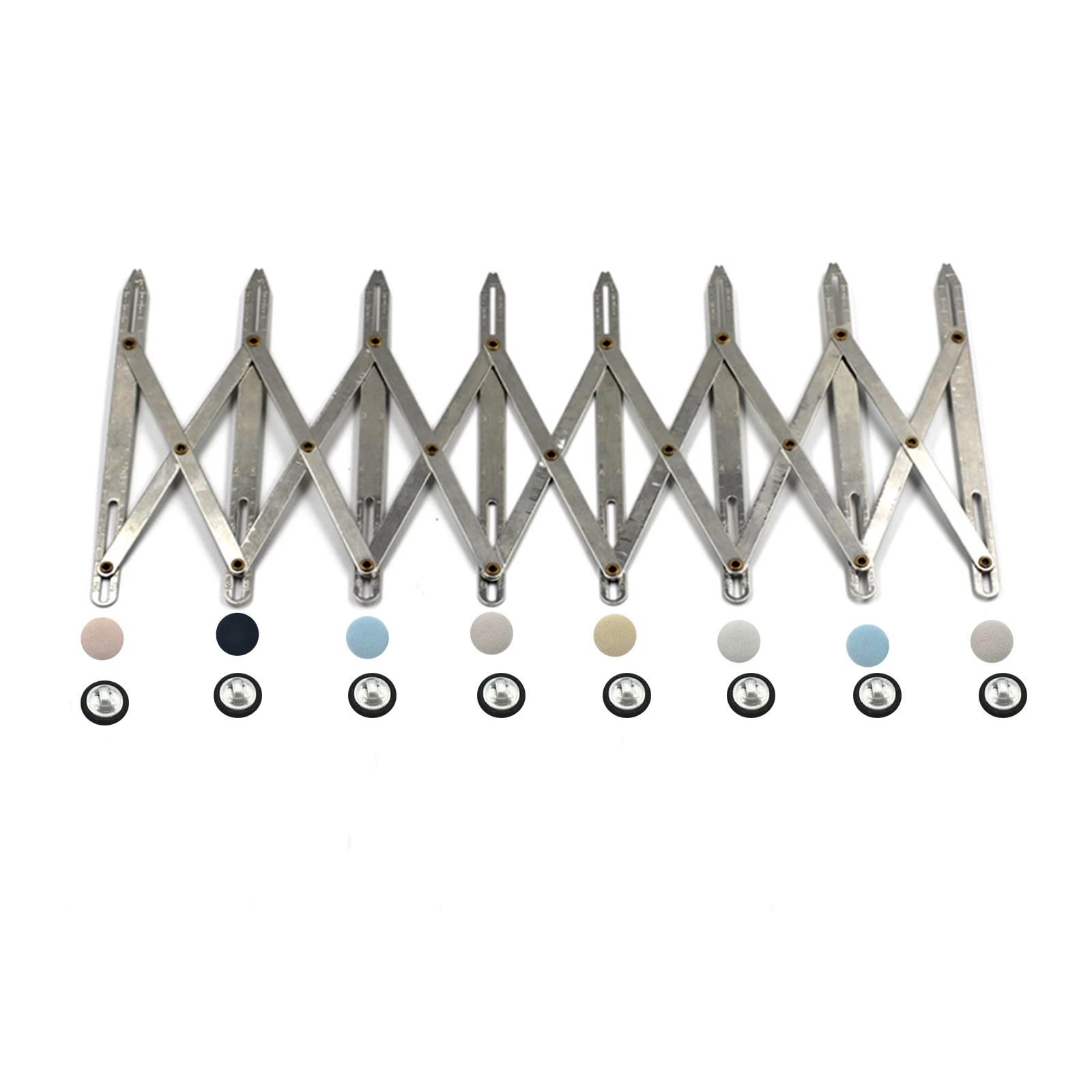 Buttonhole Spacer Expanding Crafting Guide Rule Sewing Gauge