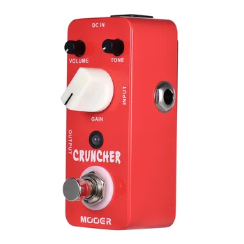 

MOOER CRUNCHER High Gain Distortion Guitar Effect Pedal True Bypass Full Metal Shell