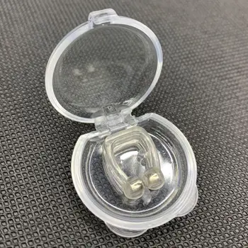 

2Pcs Magnetic Silicone Mini Nose Clip Non-toxic Respirator Nasal Dilator Anti-snoring Effective Nose Clip
