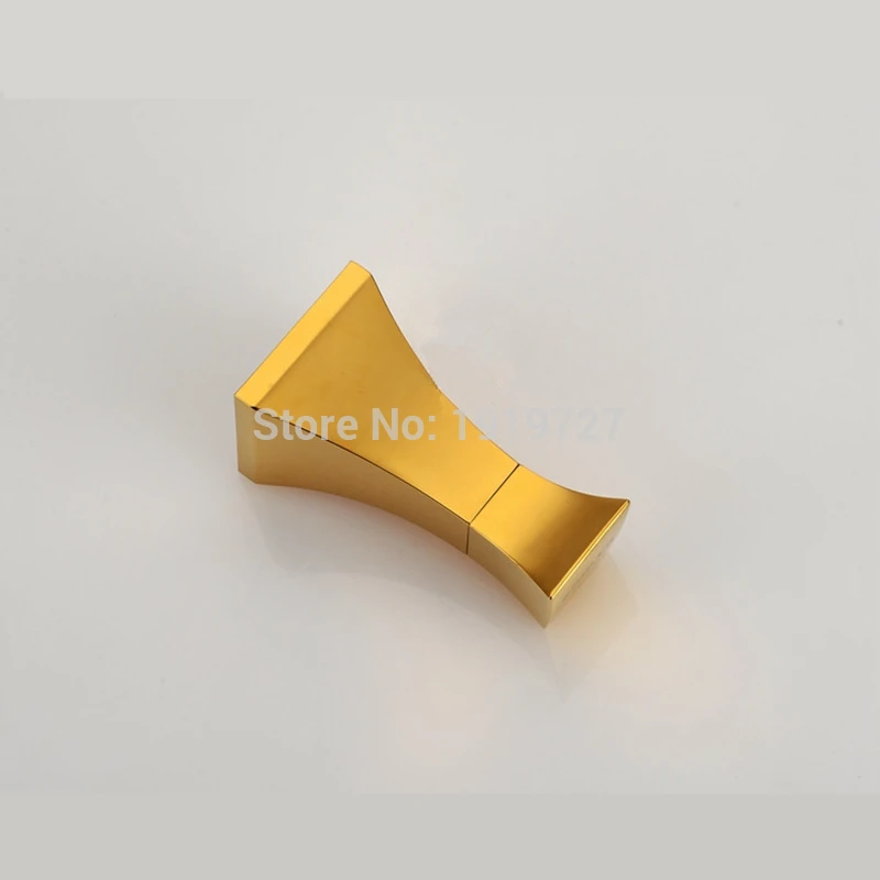 Vidric Bagnolux High Quality 10 Yr Warranty Newly Europe Square Bathroom Accessories Wall Hangers For Clothes Gold Bath Rob