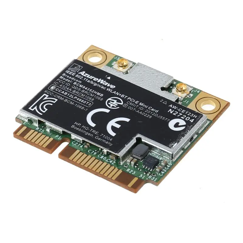 BCM94352HMB 802.11ac 867 Мбит/с беспроводной-AC WLAN Половина мини PCI-E WiFi карта адаптер