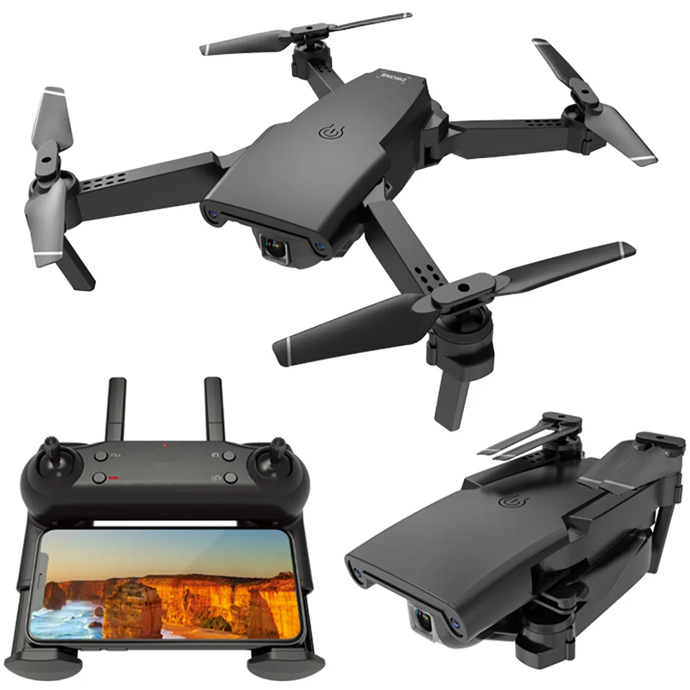 Новинка Радиоуправляемый вертолет Дрон с камерой HD 1080P Двойная камера Wi-Fi FPV