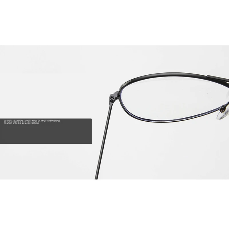 iboode Metal Anti Blue Light Blocking Glasses Frame Men Women Computer Games Goggles Eyeglasses Optical Spectacle Frame Unisex