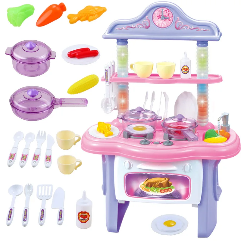 

CHILDREN'S Toy Set Play House Model Kitchenware 1-2-3-5-Year-Old GIRL'S Kids Girls Baby Educational 6