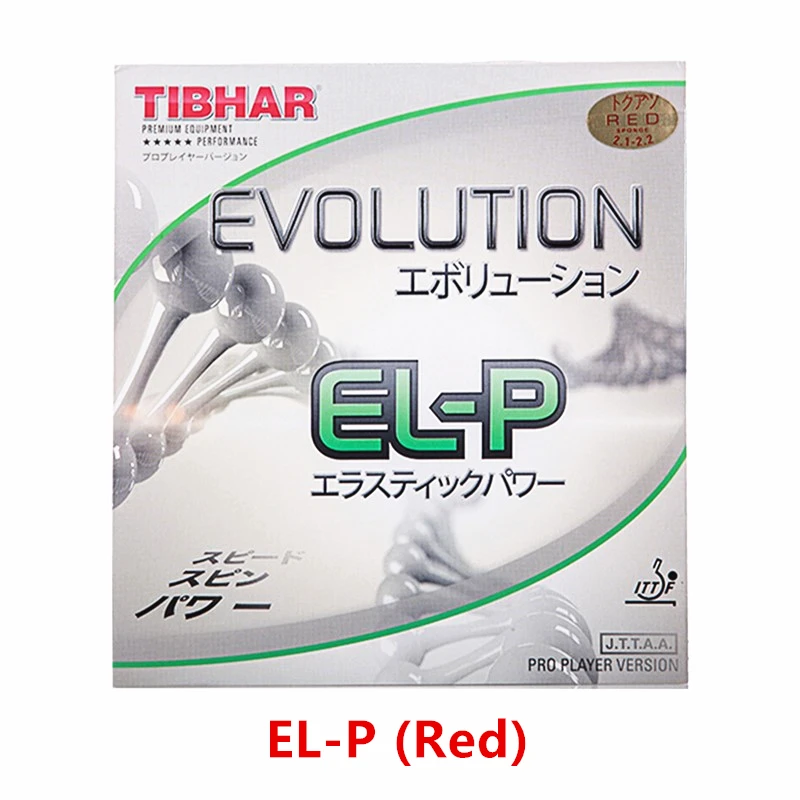 TIBHAR Эволюция MX-P EL-P FX-P от угревой сыпи с губчатая резина на ракетки для настольного тенниса пинг понг tenis de Меса - Цвет: EL-P Red