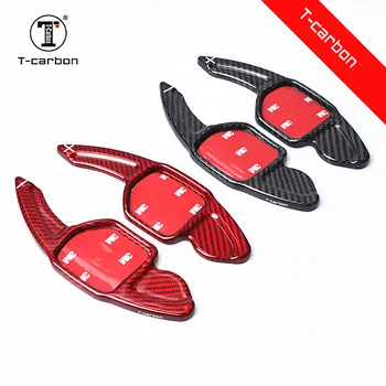 

Car Styling 100% Carbon Fiber Steering Wheel Paddle Shifter Extension Trim For AUDI A3 A4 A5 A6 S6 S7 2014-2016 S5 2012-2015