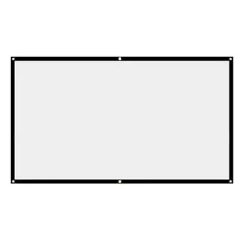 

Simple folding soft curtain HD portable projector curtain Polyester Spandex Corporate Office Home Theater